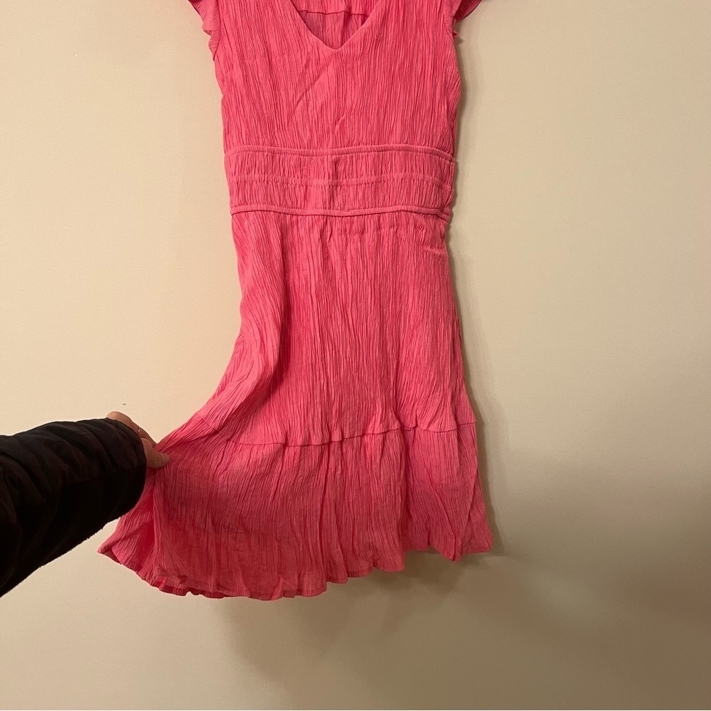 Women’s pink small short sleeve dress blu pepper - Picture 3 of 5